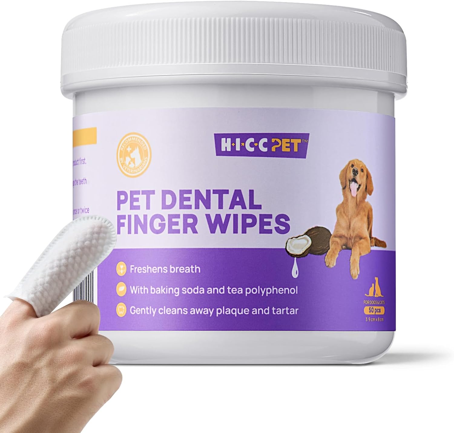 HICC PET Teeth Cleaning Wipes