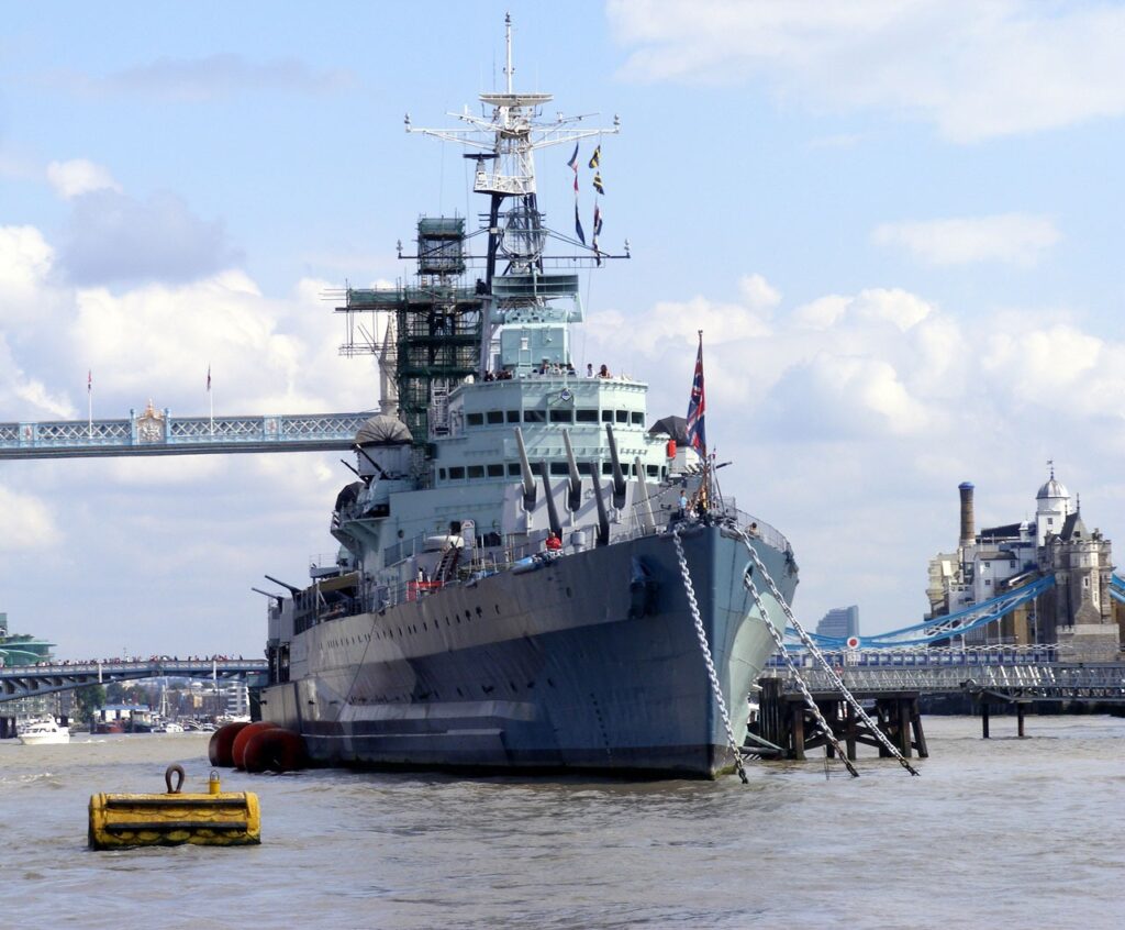 Image of a Royal Navy boat