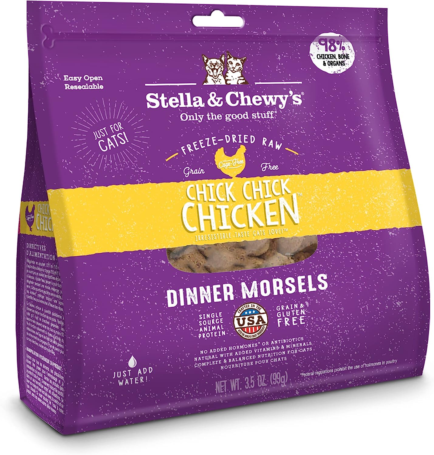 Stella & Chewy's Freeze-Dried Raw Cat Dinner Morsels