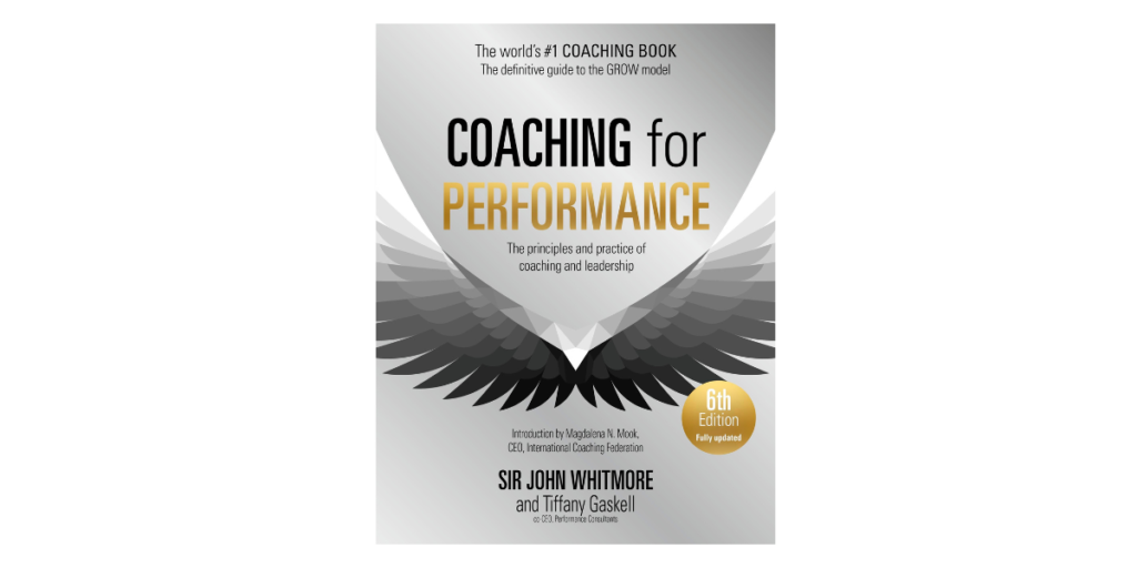 an image of the lastest 6th edition of Coaching for Performance