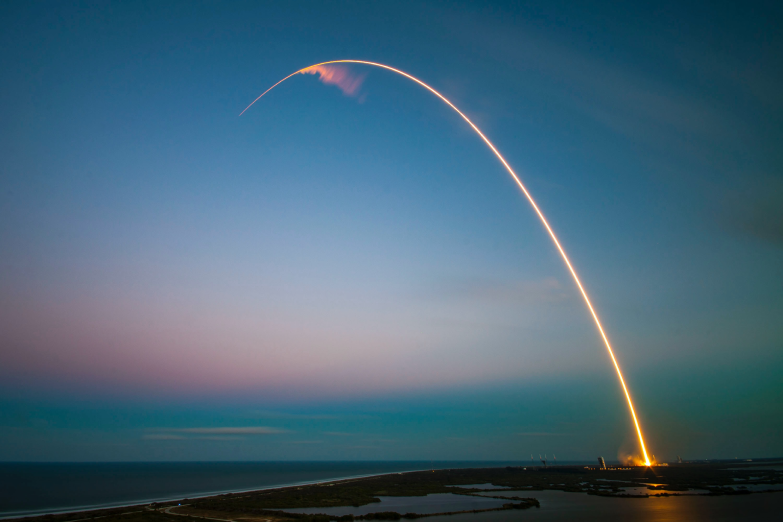 A launch arc representing the pursuit of goals